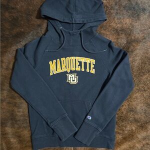 Champion Marquette University Navy Blue Hoodie